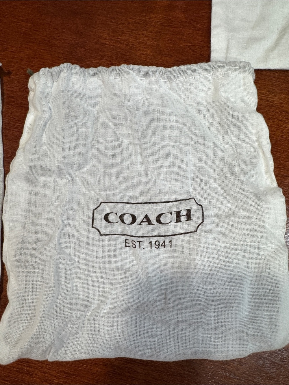 Coach Drawstring Dustbags - Picture 2 of 6